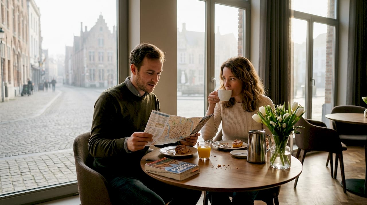Discover the benefits of combining lodging and dining in Brugge
