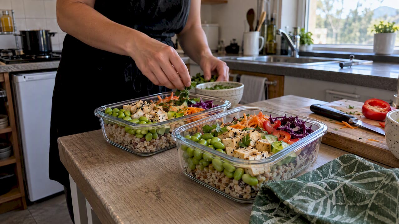 High Protein Vegan Lunches: Two 25g Meal Prep Combos